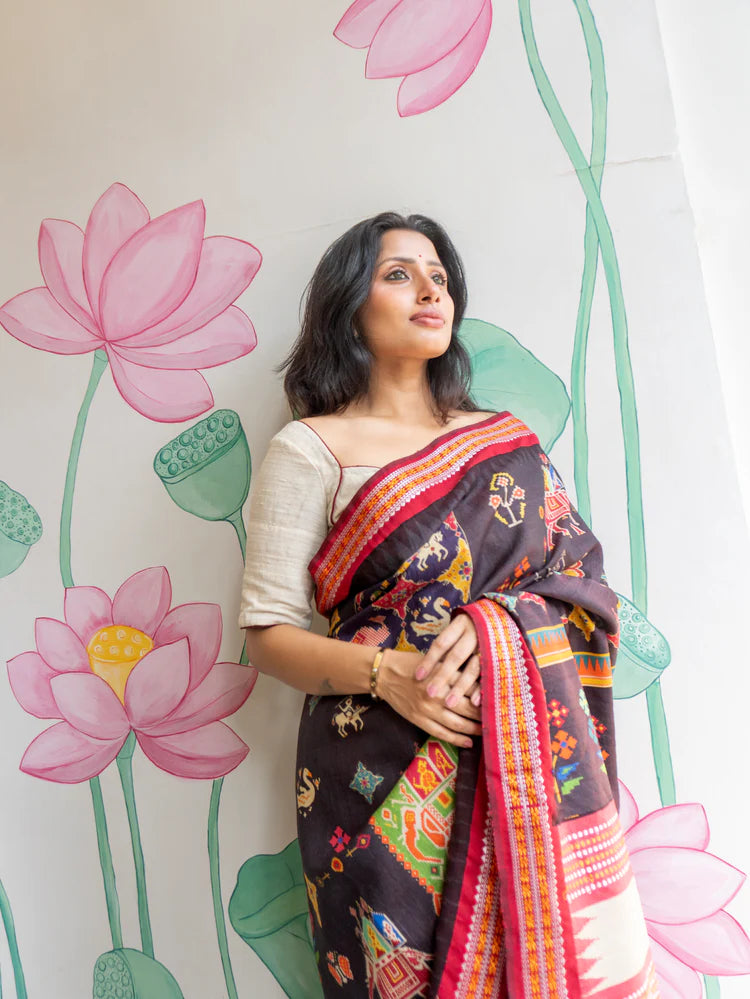 Premium Tusser silk saree