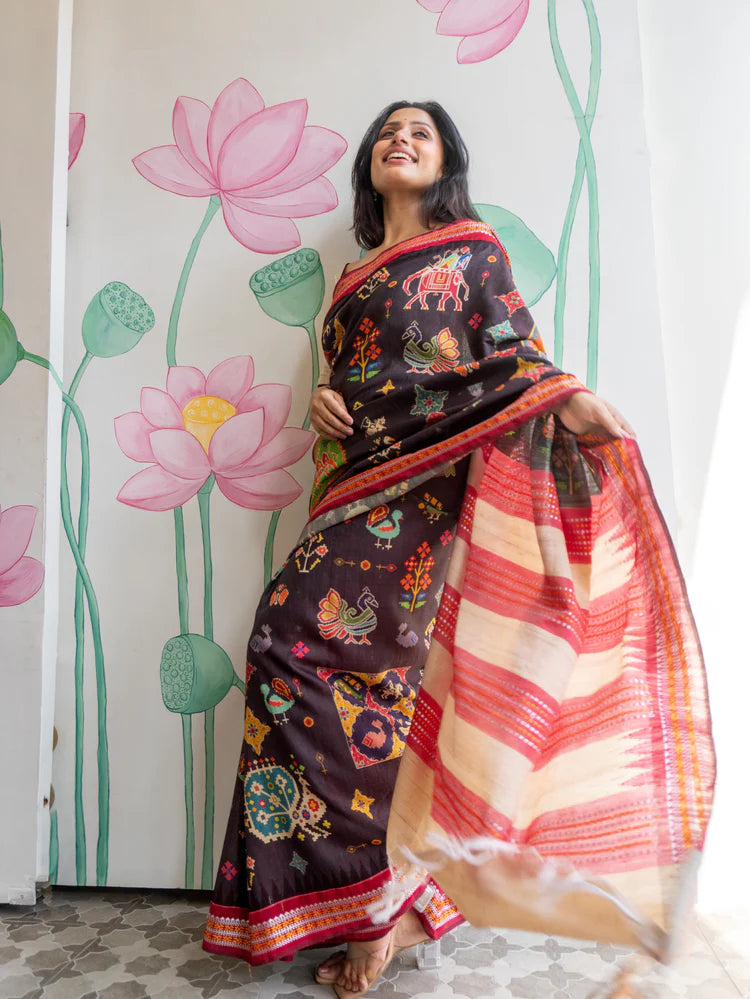 Premium Tusser silk saree