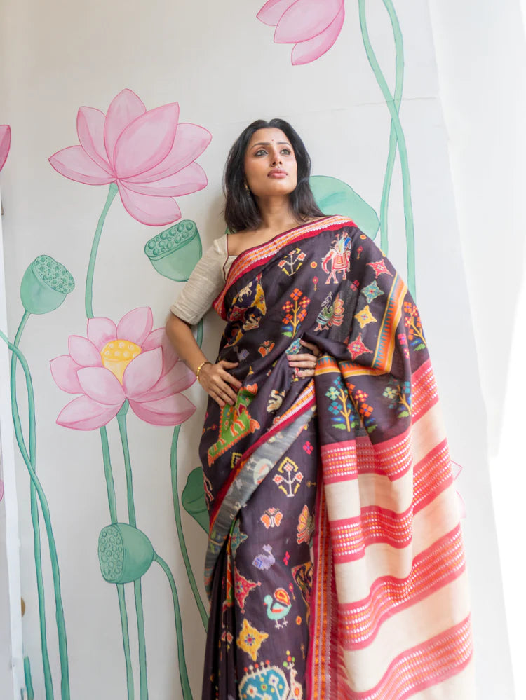 Premium Tusser silk saree