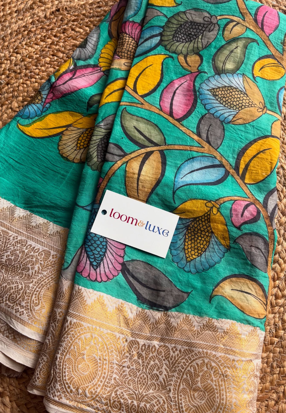 Pen Kalamkari Saree