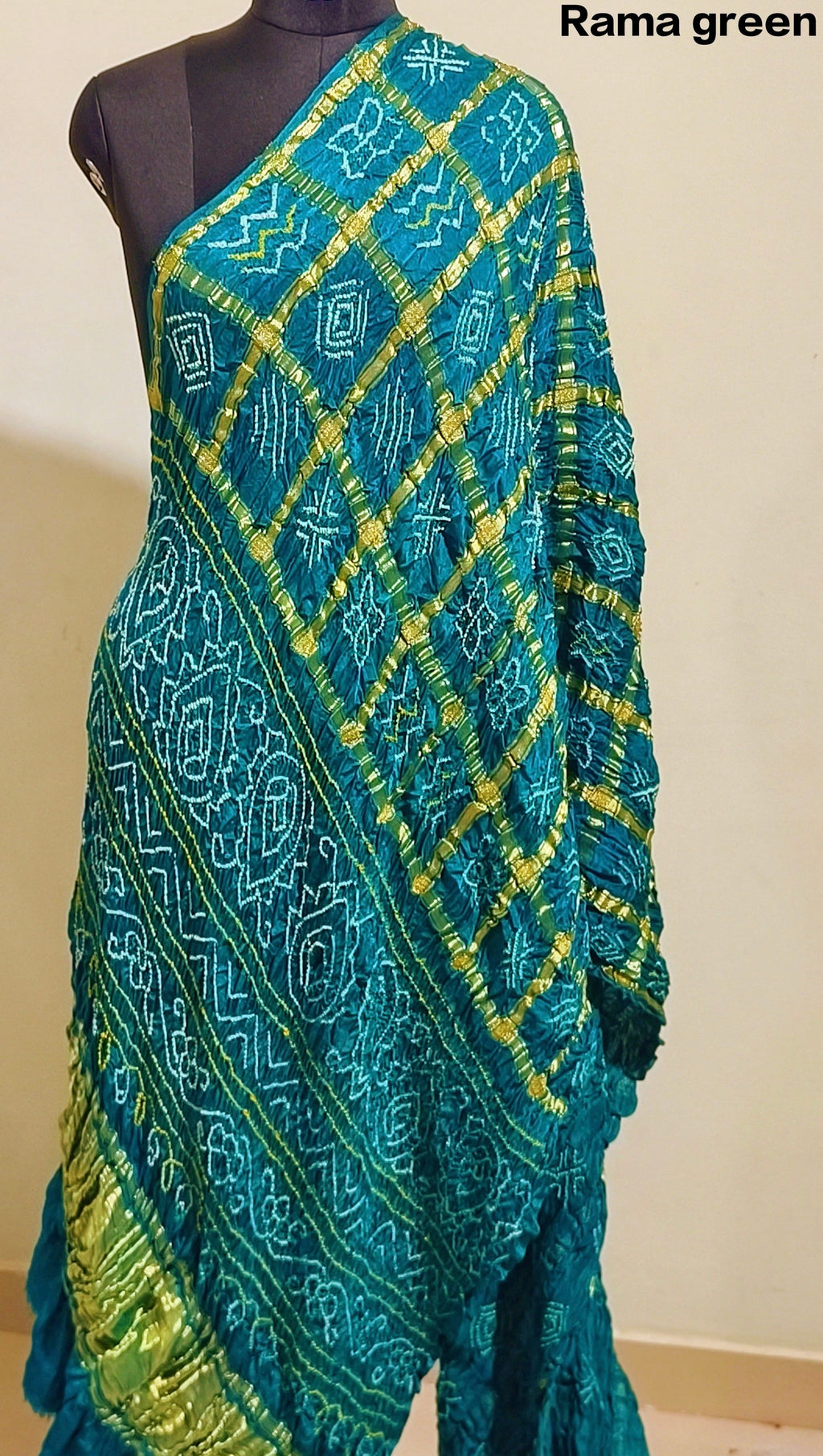 Pure Gajji silk Gharchola Bhandini saree