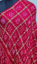 Pure Gajji silk Gharchola Bhandini saree