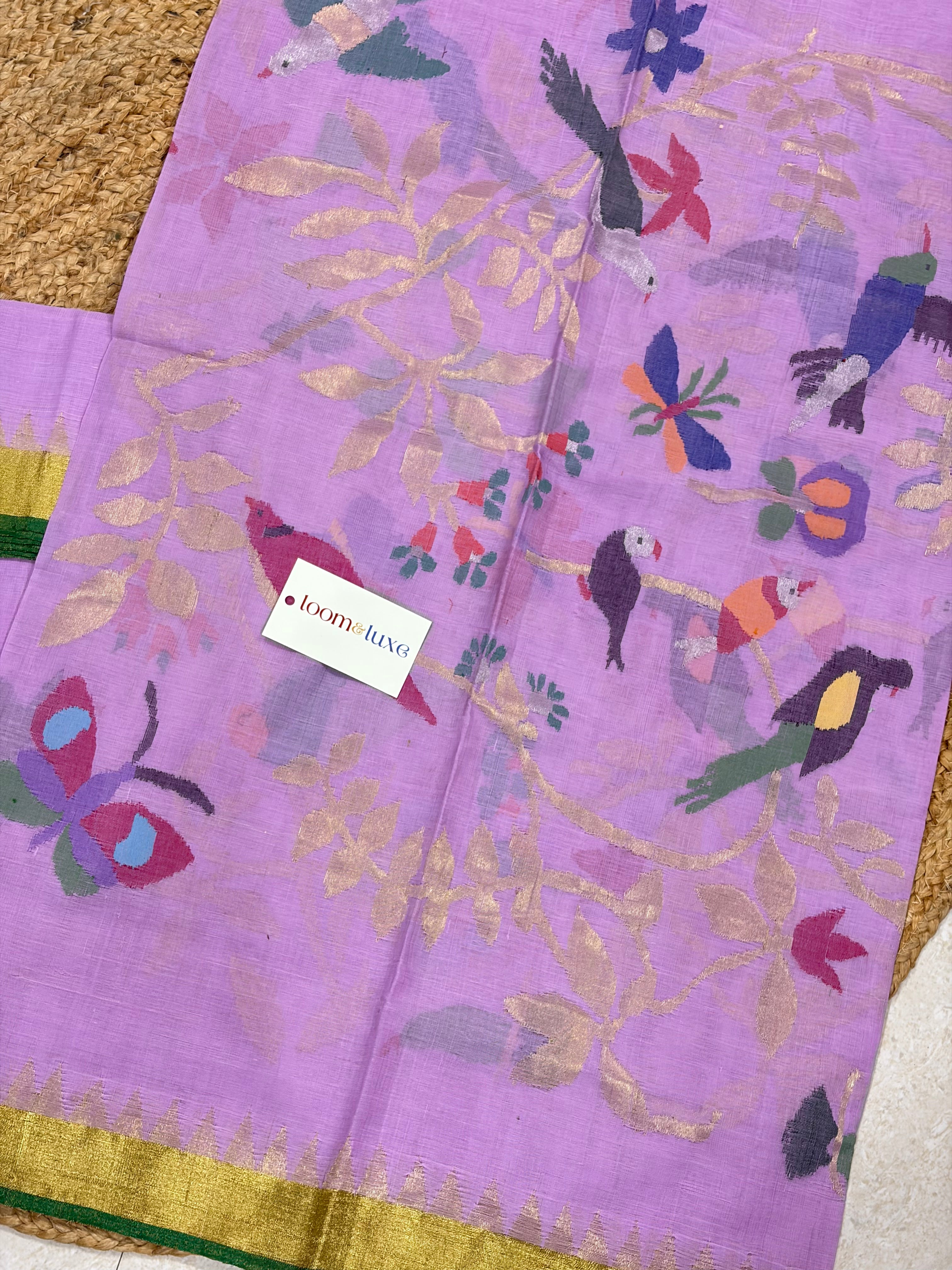 Ponduru Khadi Jamdani Suit Set
