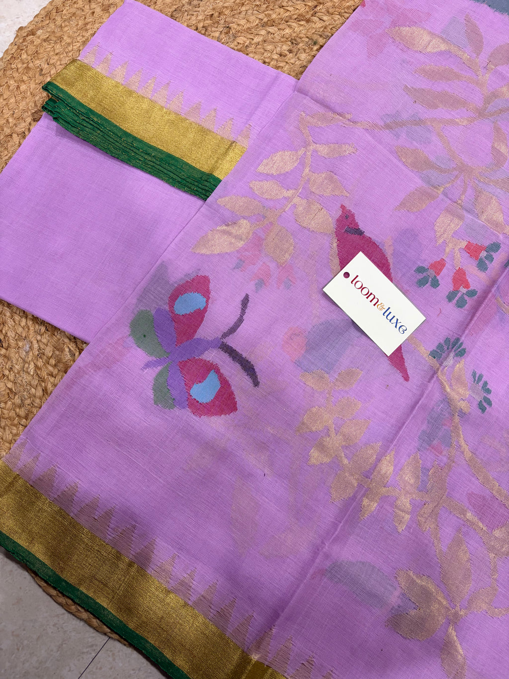 Ponduru Khadi Jamdani Suit Set