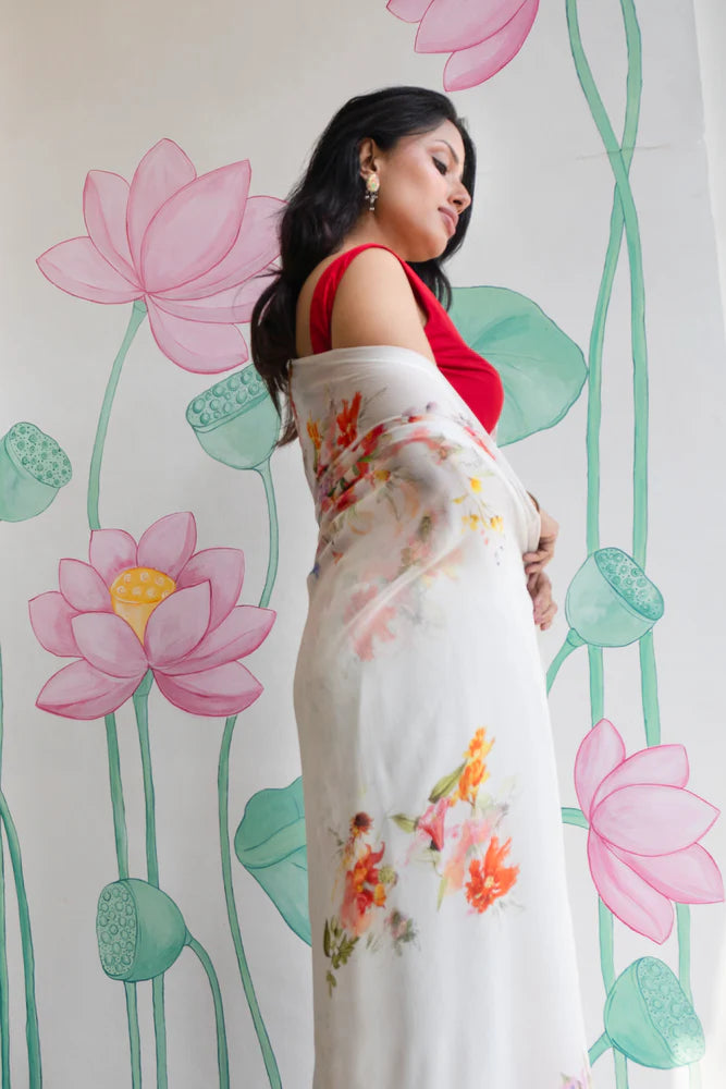Pure Chiffon Saree