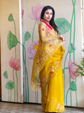 Premium Organza Handcrafted Saree
