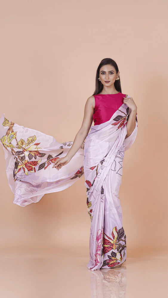 Pure Chinon saree