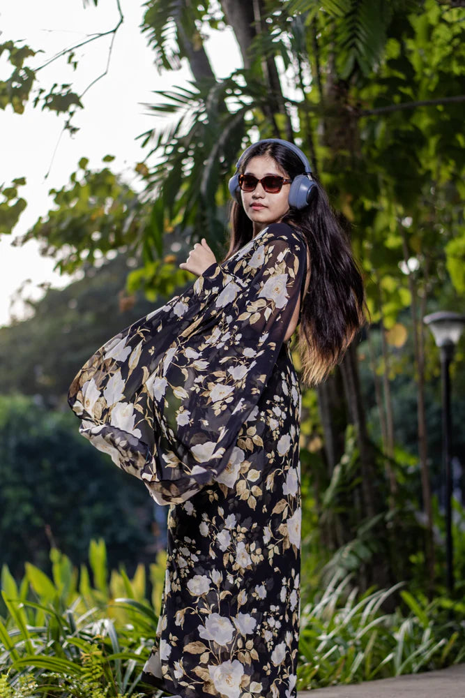 Georgette Digital Printed saree