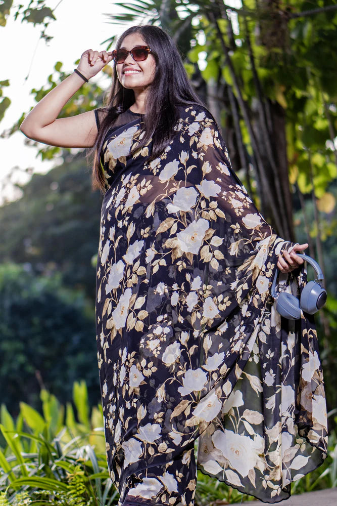 Georgette Digital Printed saree